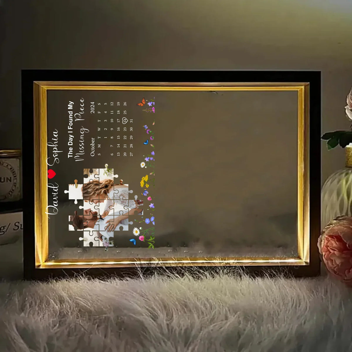 Mockup Frame Lamp Camp