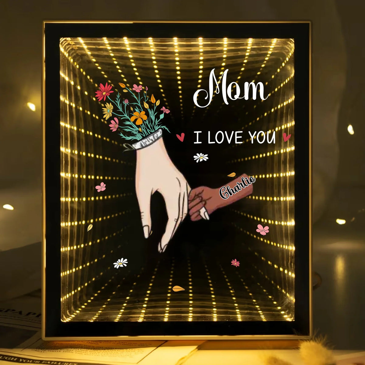 Mockup LED Mirror Frame