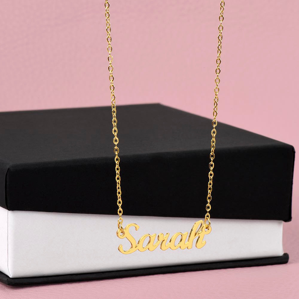 Personalized Name Necklace, Heart-warming Gift, Anniversary Or Birthday Gift Idea