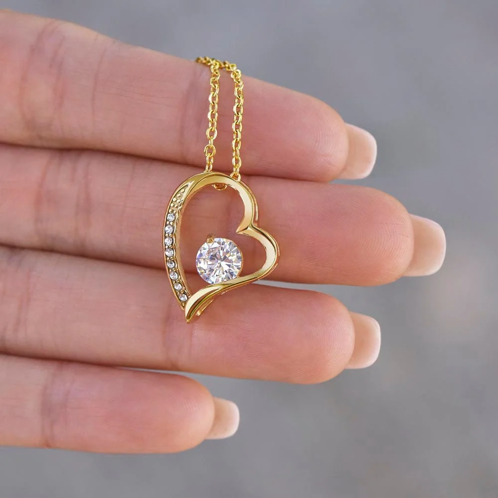 To My Daughter - Love Dad - Forever Love Necklace Gift Set