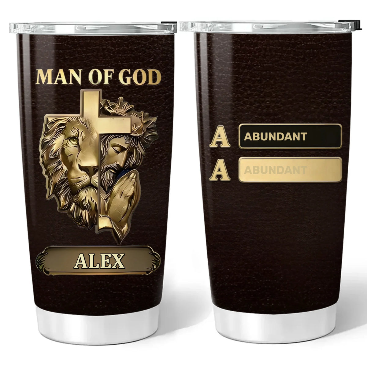Man Of God - Personalized Custom Tumbler