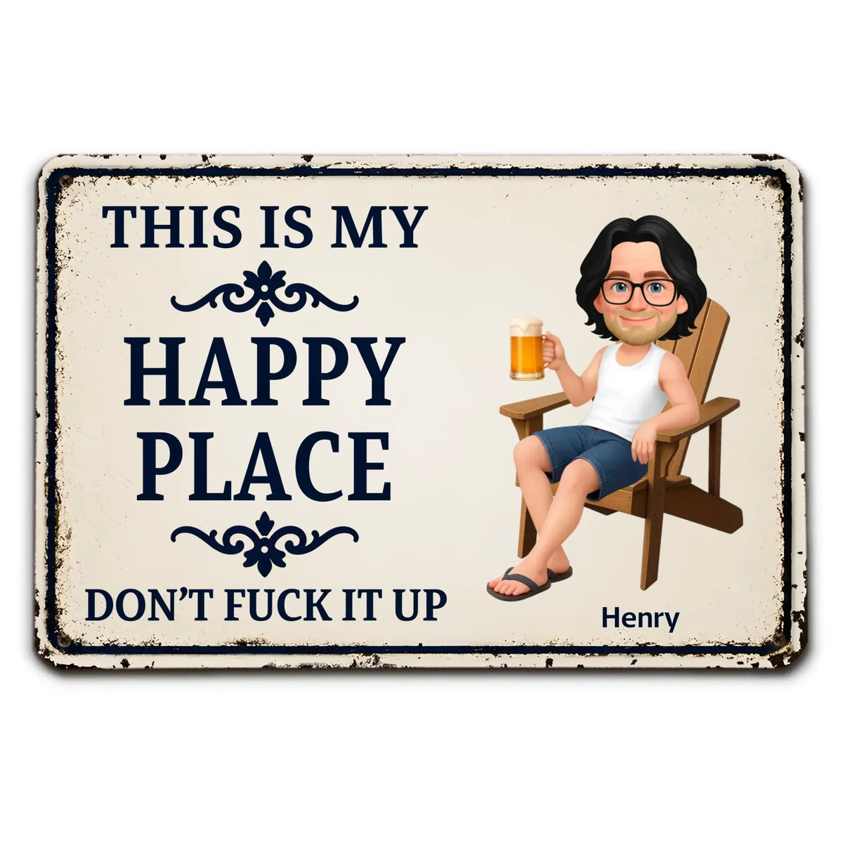 Mockup Metal Sign 1
