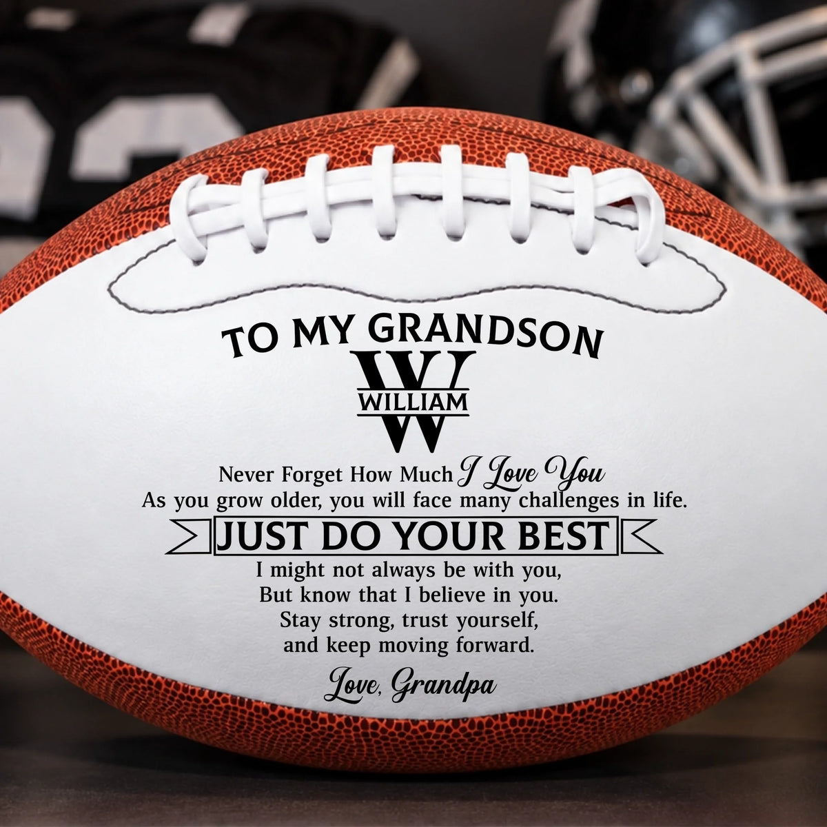 Mockup Leather Football
