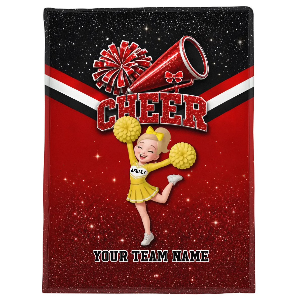 Mockup Fleece Blanket