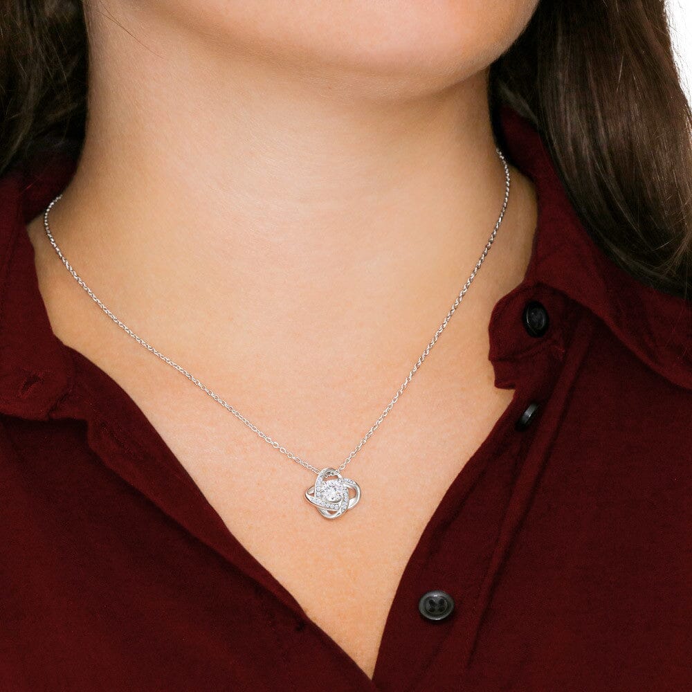 Beautiful Gift for Daughter From Dad "Never Forget That I Love You" Necklace Gift Set