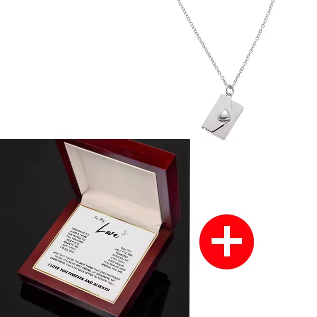 Personalized Love Letter | Necklace with Premium Box | Romantic Gifts