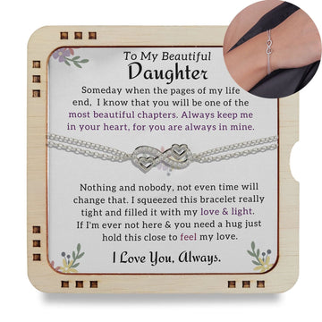 To My Beautiful Daughter | Always Keep Me In Your Heart | Bracelet For Daughter
