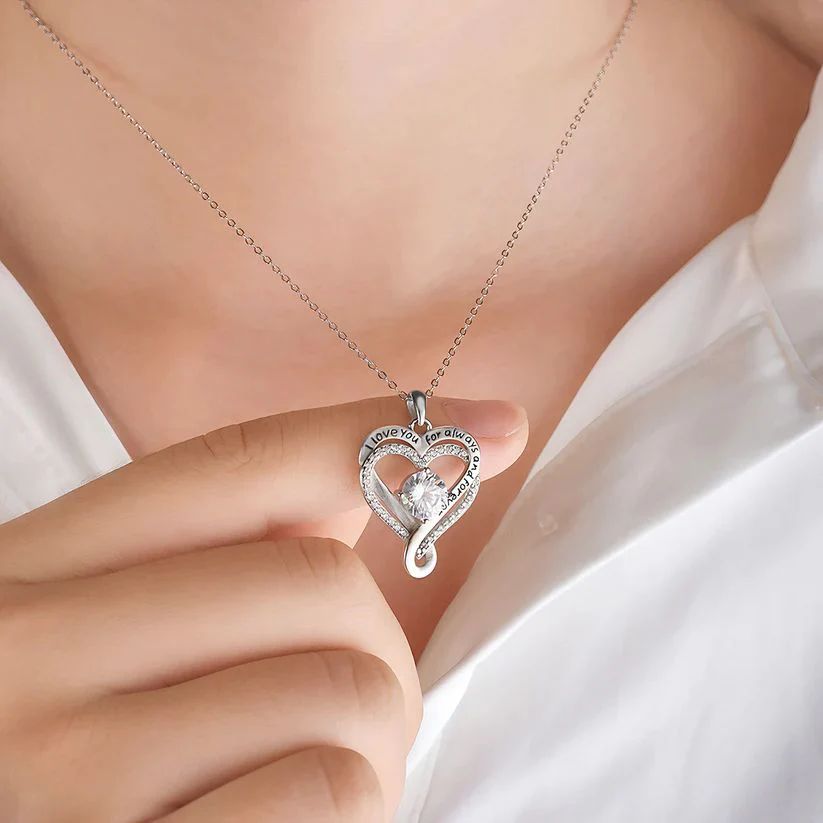 To My Wife | Forever In My Heart | Necklace & Luxury Led Gift Box