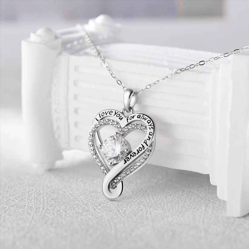 To My Wife | Forever In My Heart | Necklace & Luxury Led Gift Box