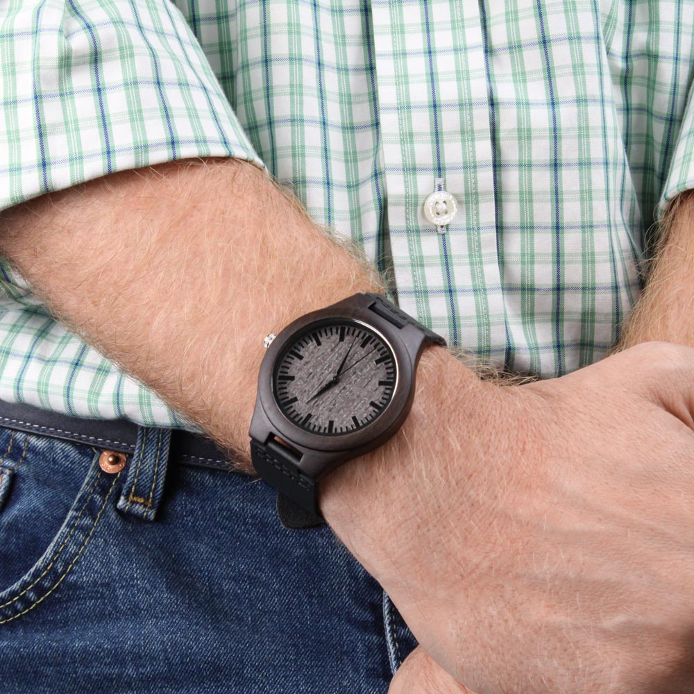 To My Bonus Son | The Gift Of Life | Engraved Wooden Watch