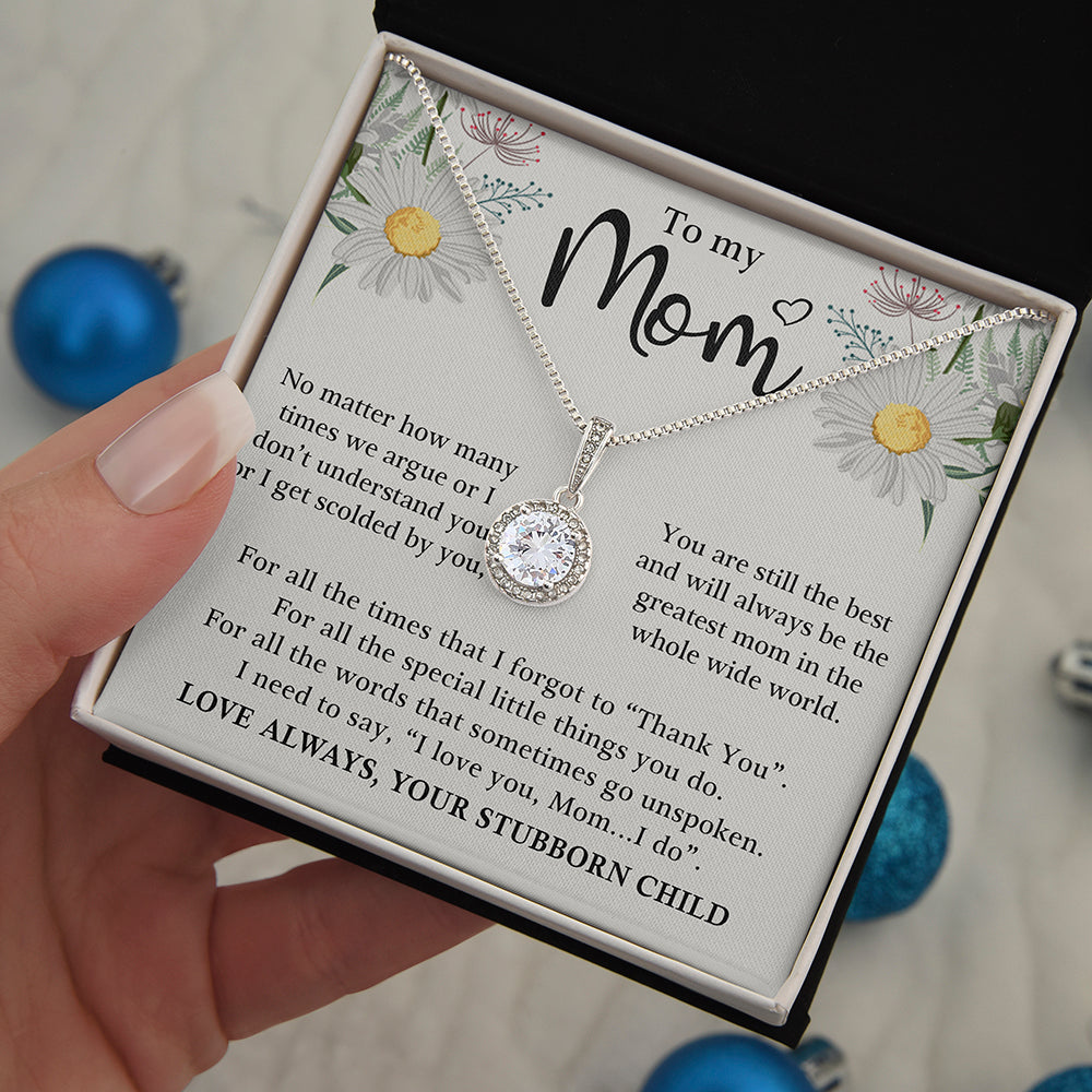 To My Mom | Greatest Mom | Eternal Hope Necklace