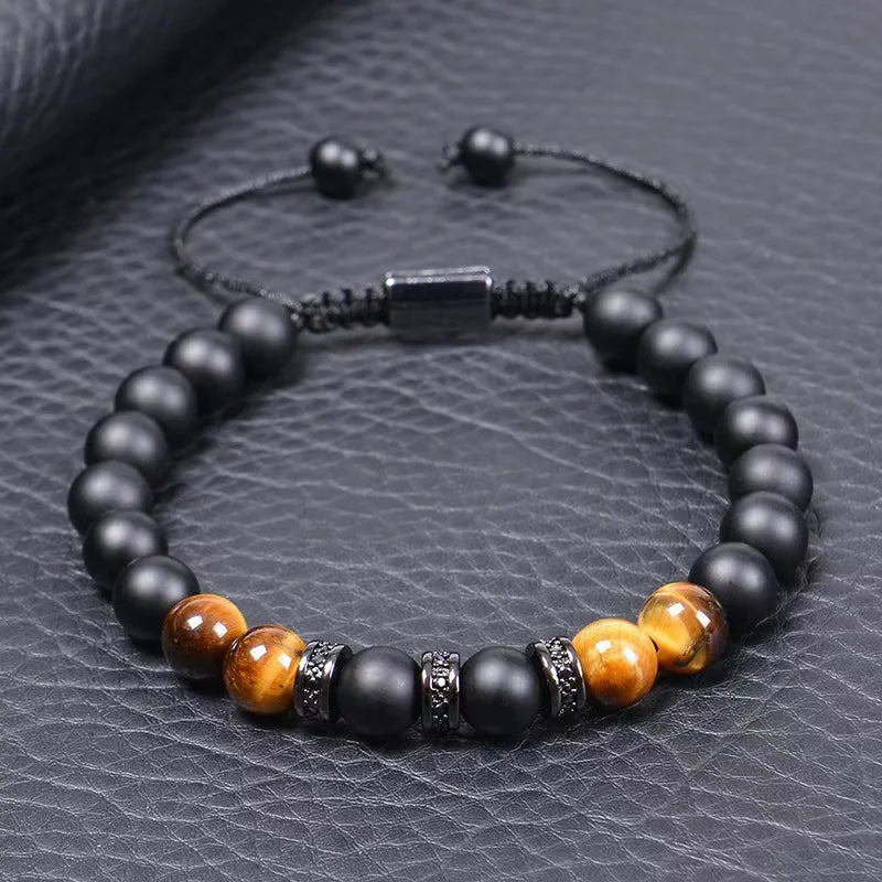 To My Son | Love You Forever | Tiger's Eye Protection Beaded Bracelet
