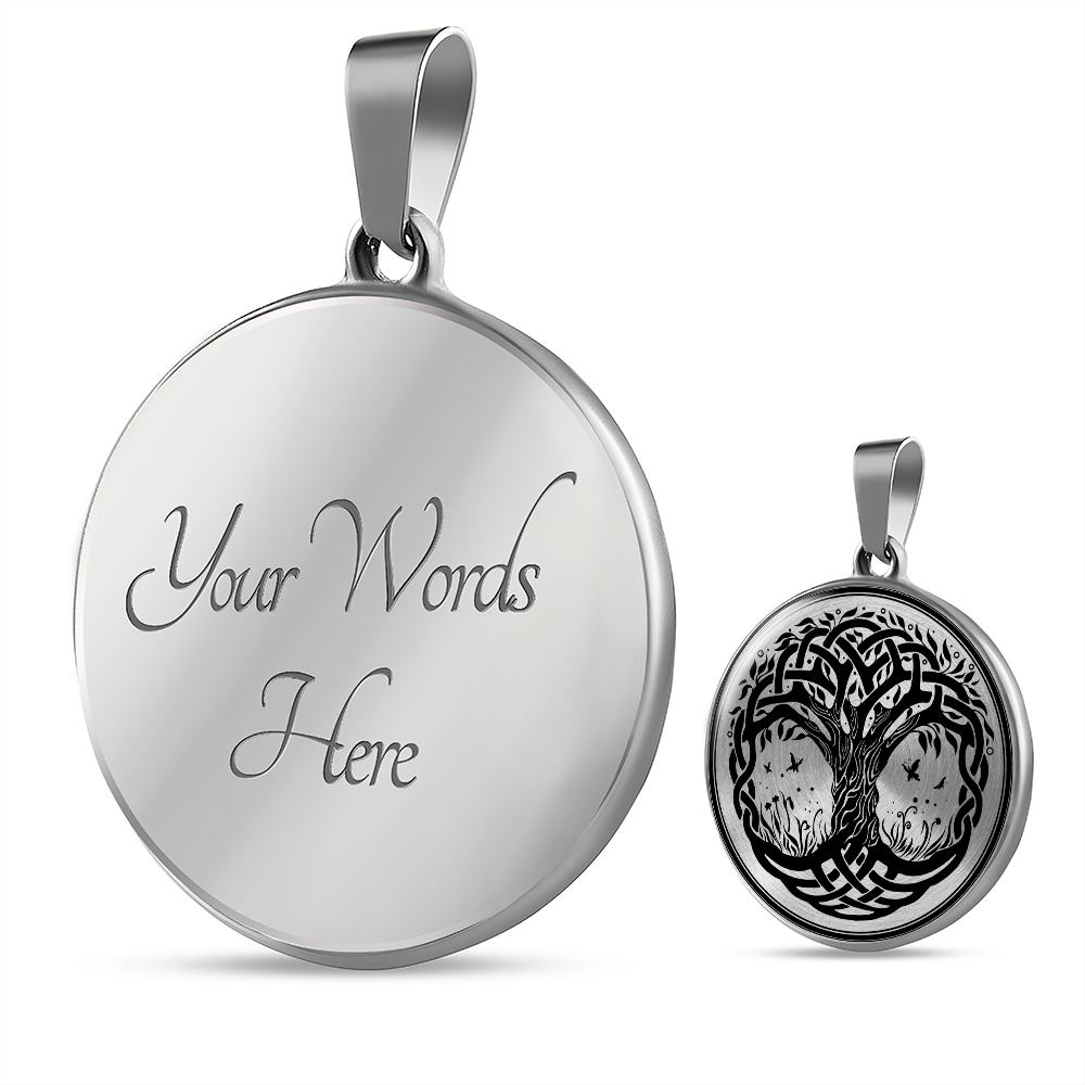 Tree Of Life | Circle Pendant Necklace