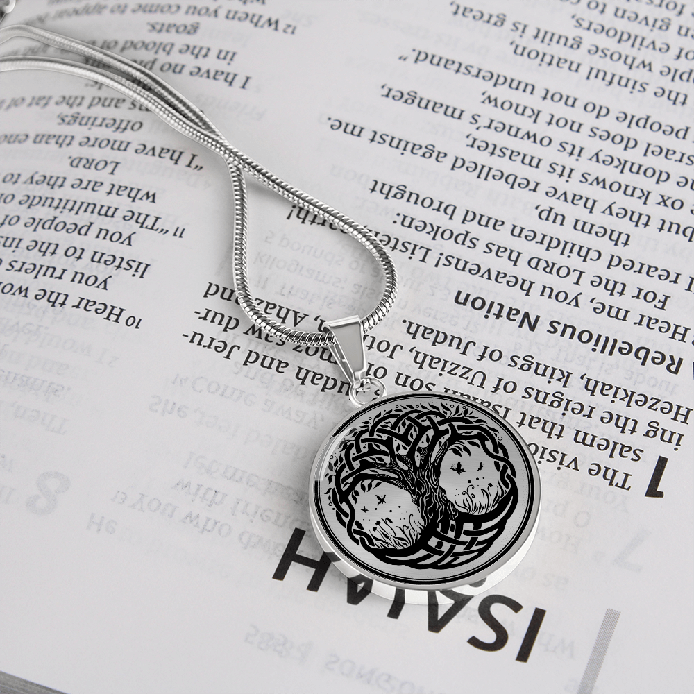 Tree Of Life | Circle Pendant Necklace