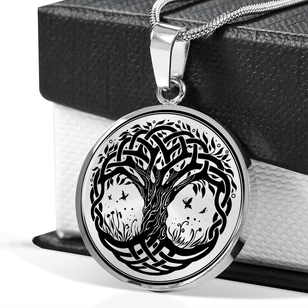 Tree Of Life | Circle Pendant Necklace