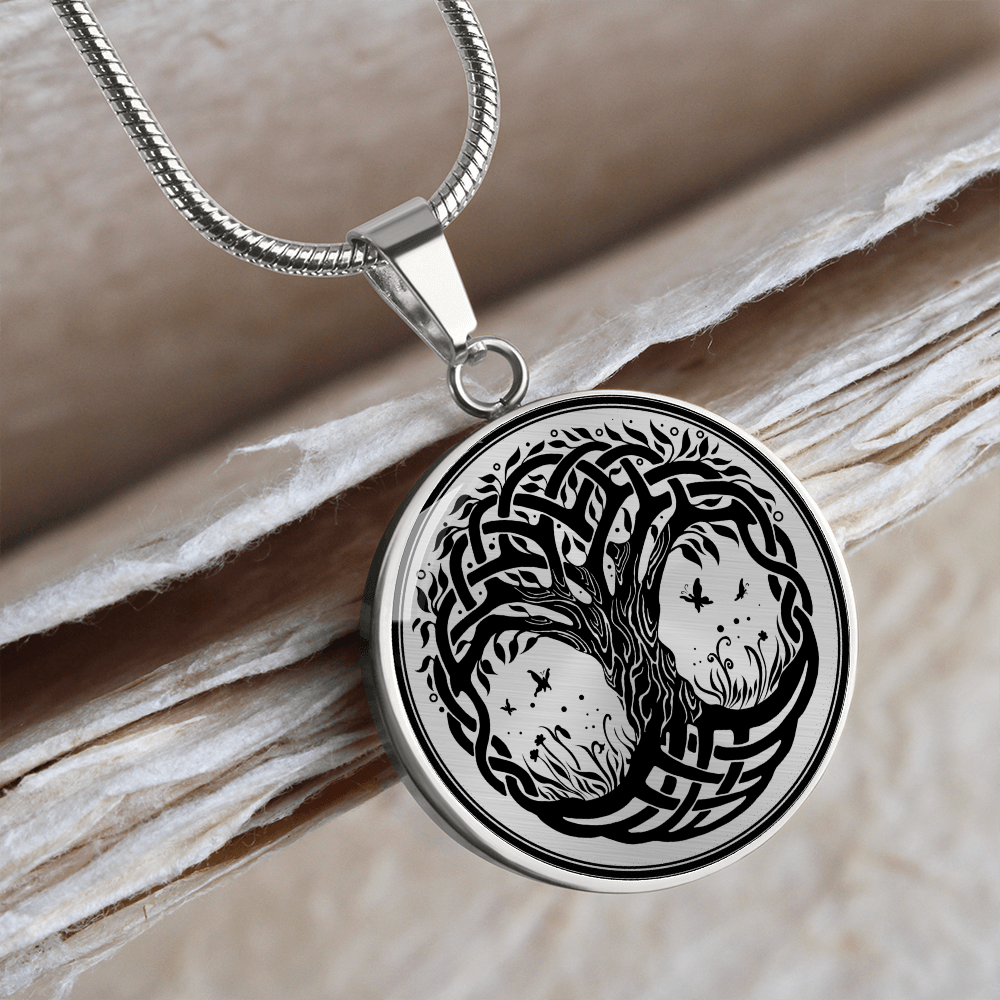 Tree Of Life | Circle Pendant Necklace