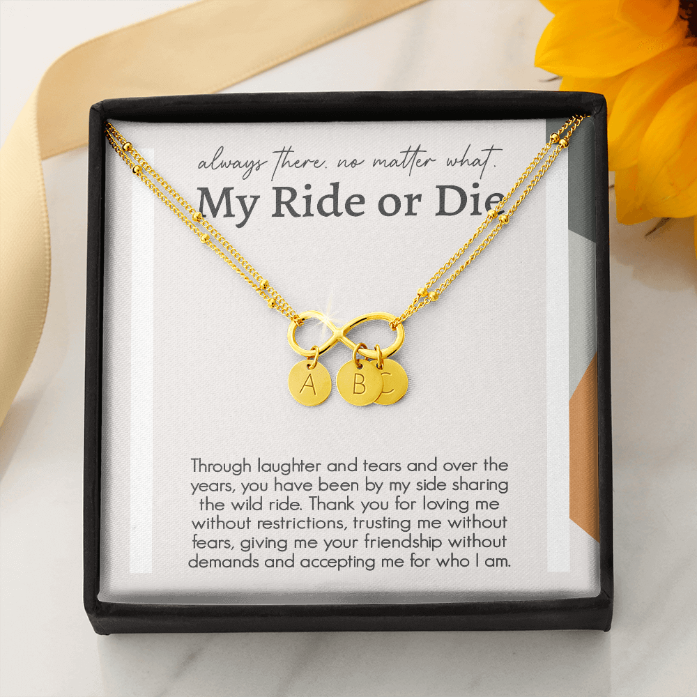 Best Friends | My Ride Or Die | Infinity Bracelet