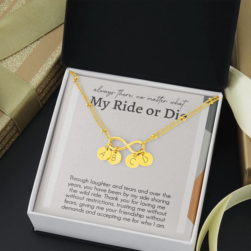 Best Friends | My Ride Or Die | Infinity Bracelet