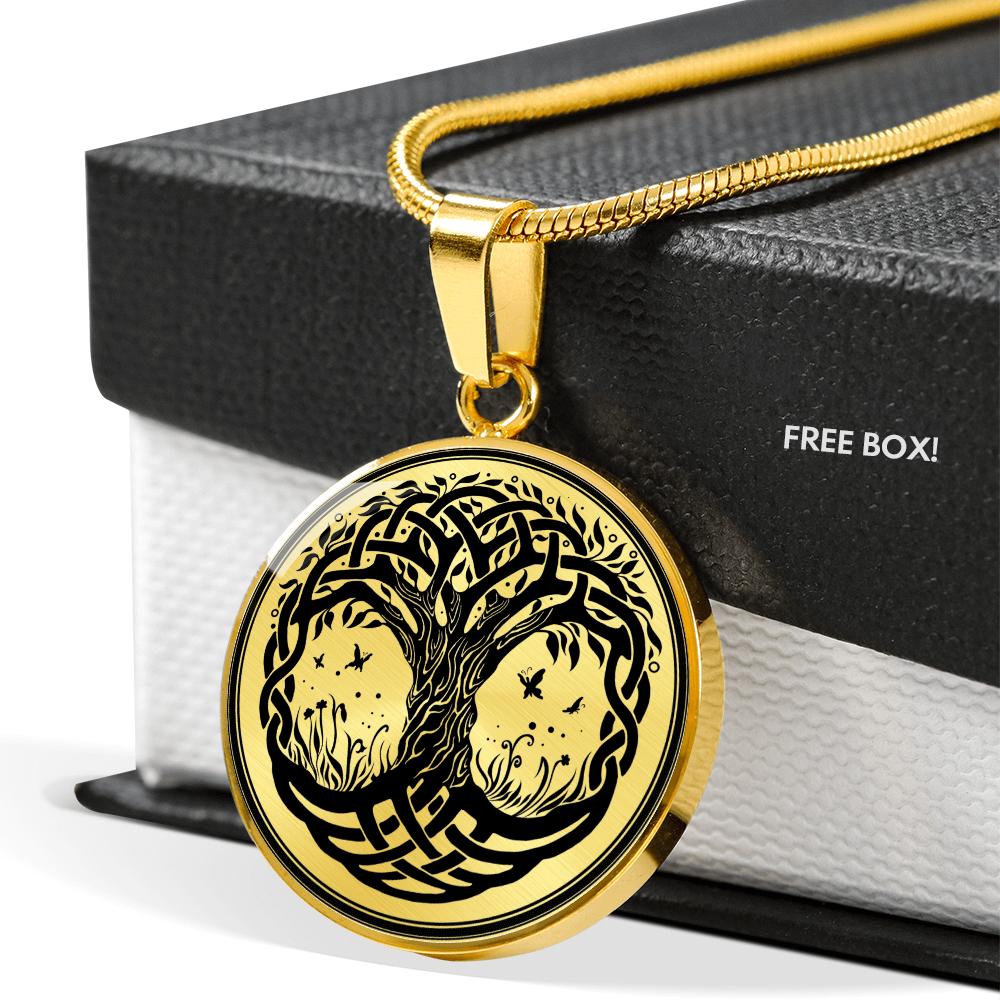 Tree Of Life | Circle Pendant Necklace