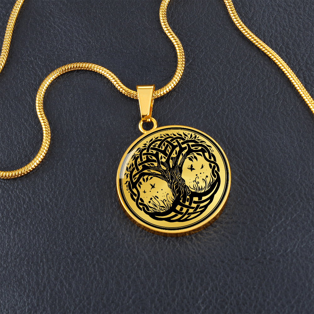 Tree Of Life | Circle Pendant Necklace