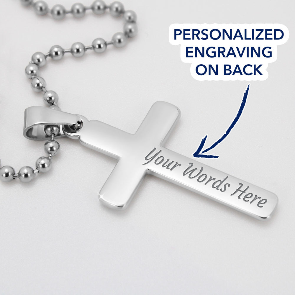 Cross Necklace To My Daughter | Jewelry Sentimental Keepsake Gift for Daughter