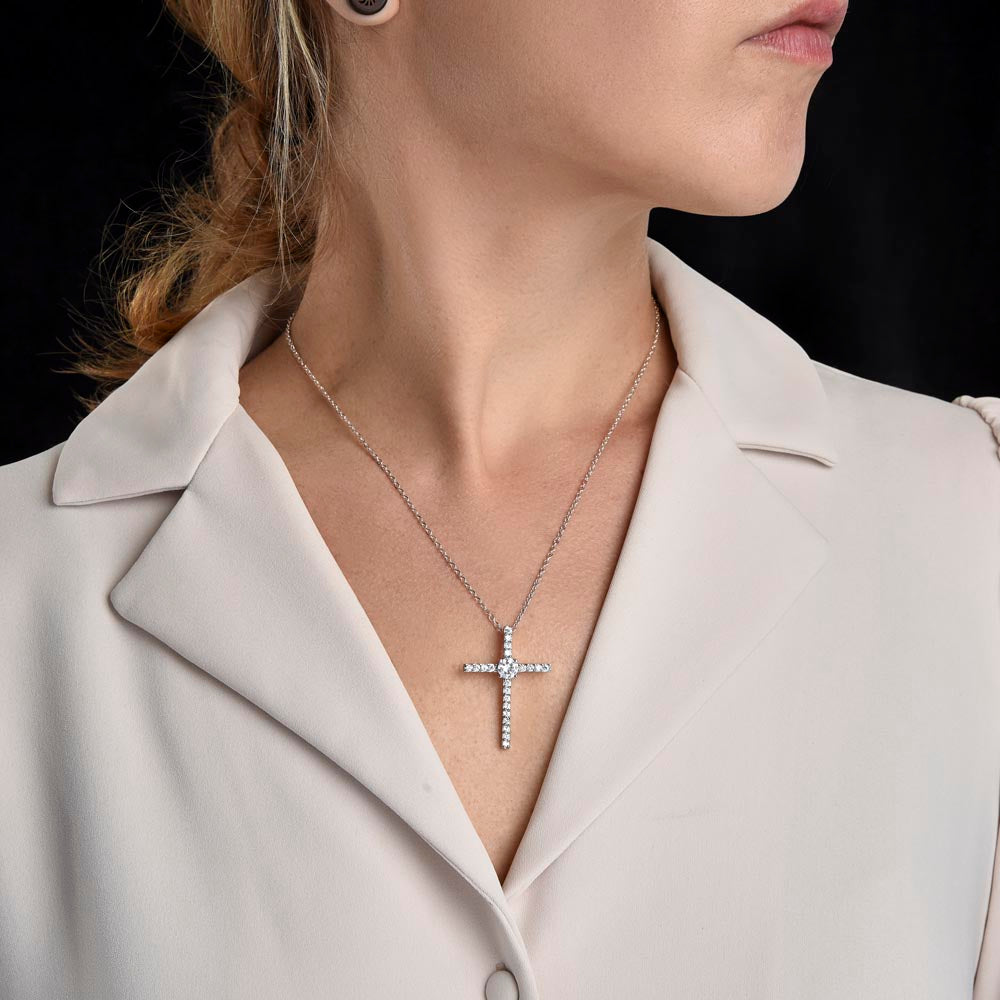 To My Godmother | Shining Star | CZ Cross