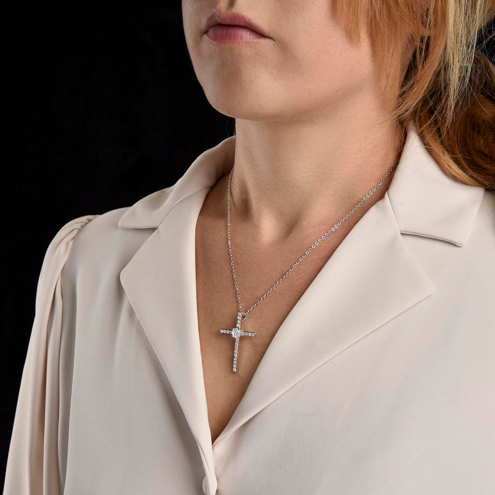 To My Godmother | Shining Star | CZ Cross