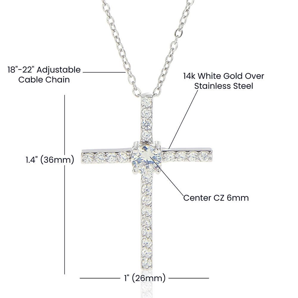To My Godmother | Shining Star | CZ Cross