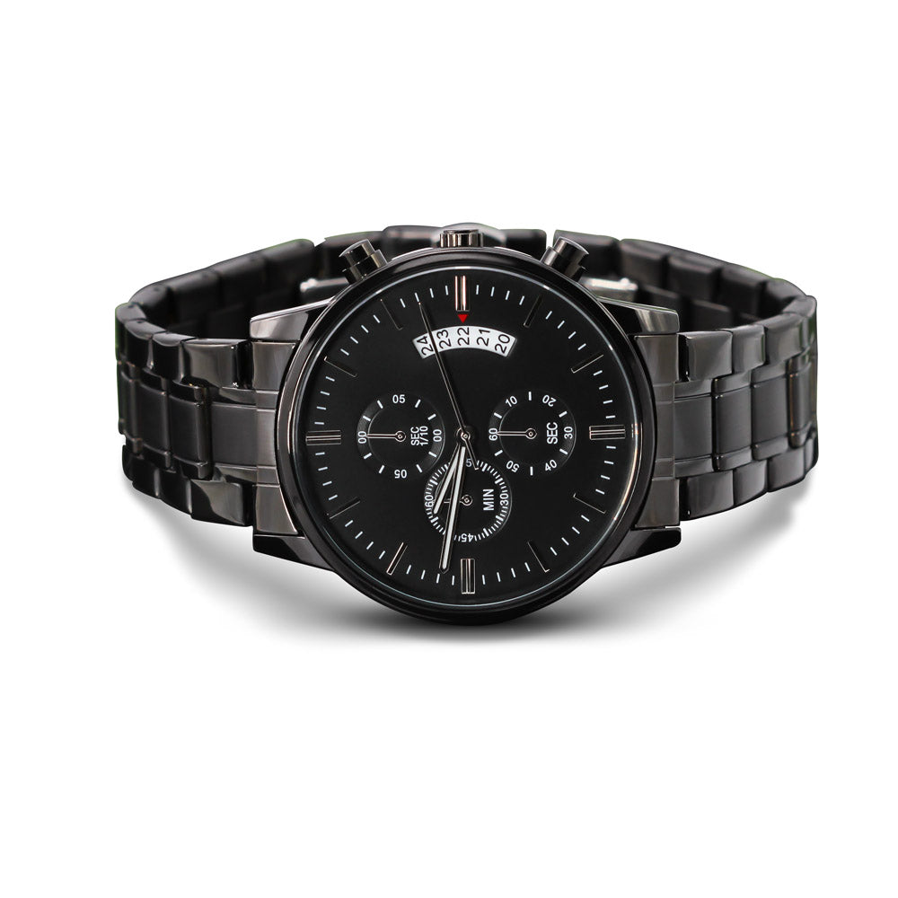Mens Watch Personalized Customized Engraved Watches For Men Groom Gift