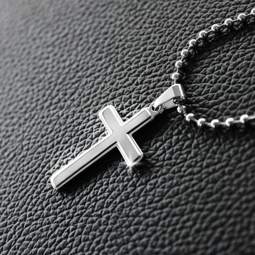 To My Mom | Happy Easter | Stainless Cross Necklace