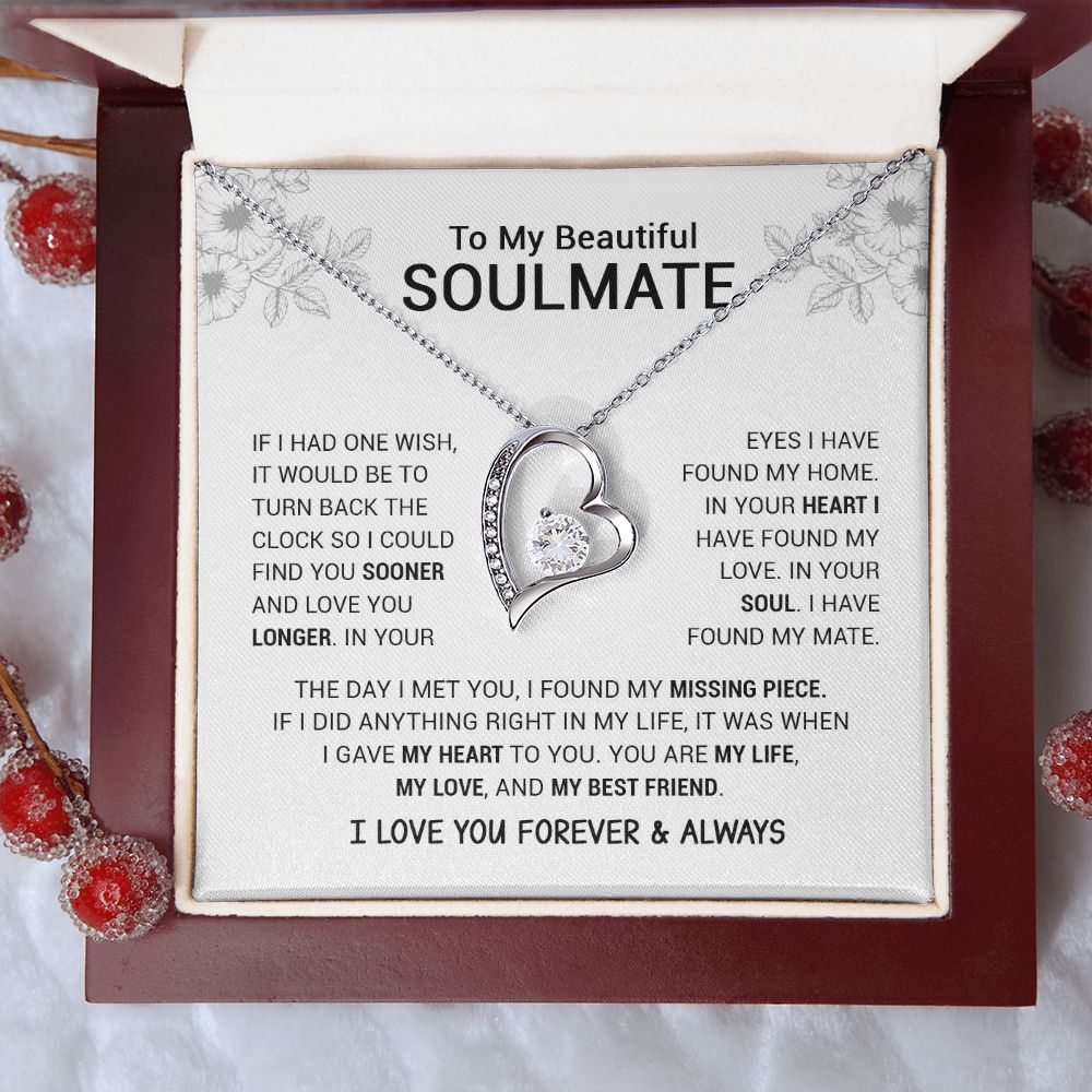To My Beautiful Soulmate I You Are My Life, My Love, And My Best Friend