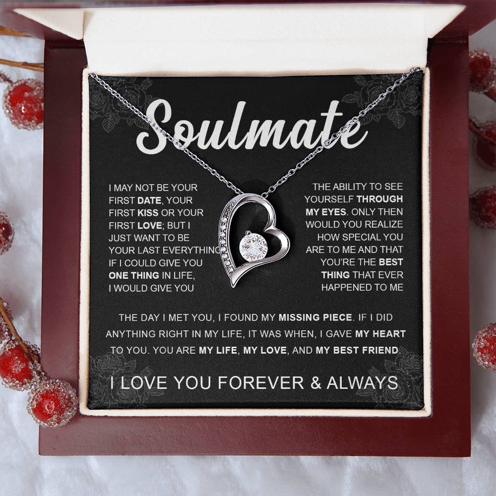 To My Soulmate | My Best Friend | Forever Love Necklace