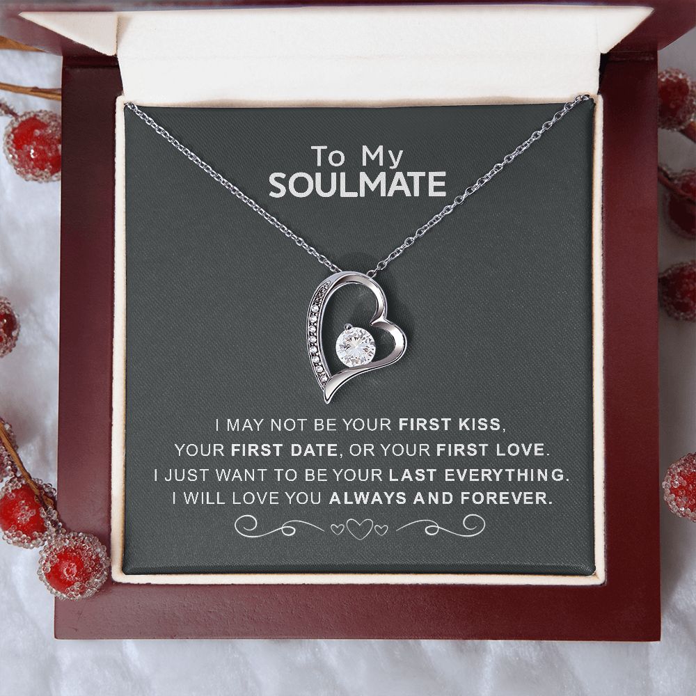 To My Soulmate | I Love You Always And Forever | Forever Love Necklace
