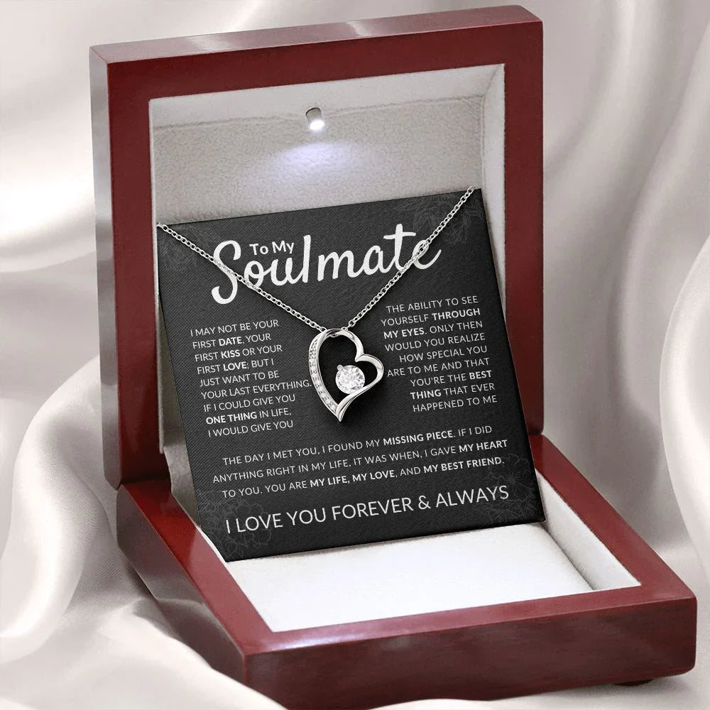 To My Soulmate | My Best Friend | Forever Love Necklace