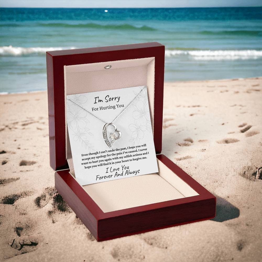 To My Soulmate | I'm Sorry For Hurting You Flower | Forever Love Necklace
