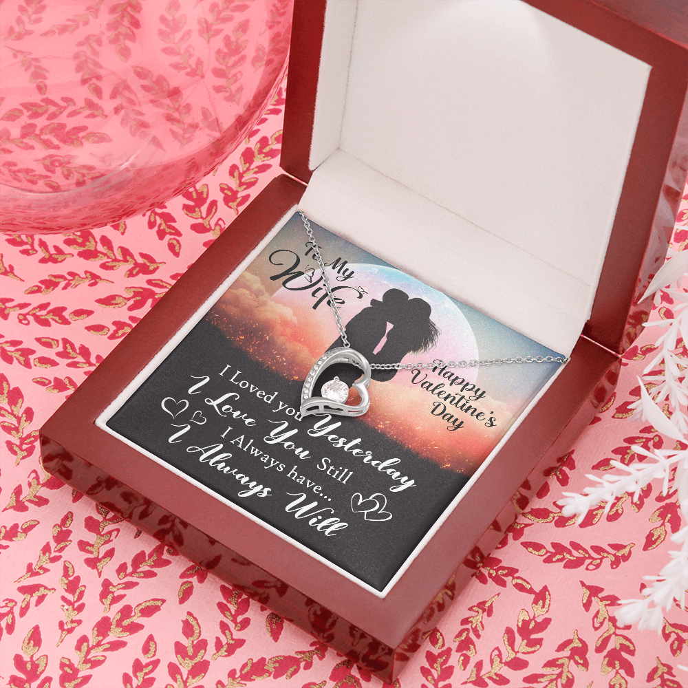 To My Wife | I Always Will | Forever Love Necklace