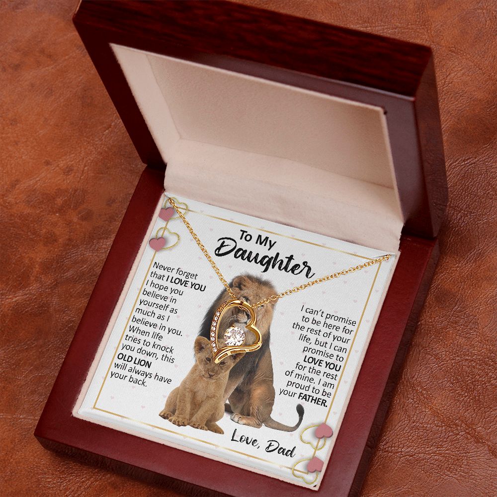 Daughter Necklace Gift From Dad | Proud To Be Your Father | Christmas Gift Ideas