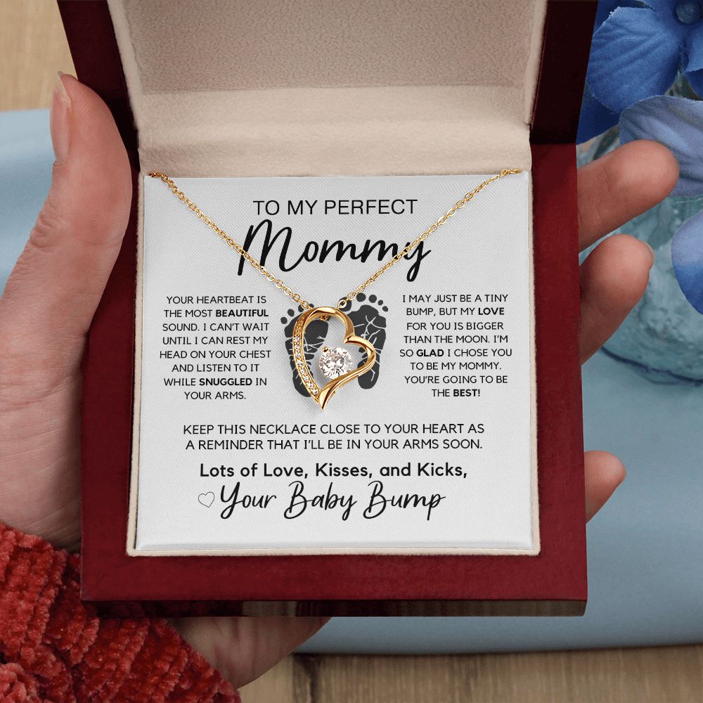 Gift For Mommy-To-Be, Pregnancy Gift for Wife, Forever Love Necklace, Mother's Day Gift for New Mom
