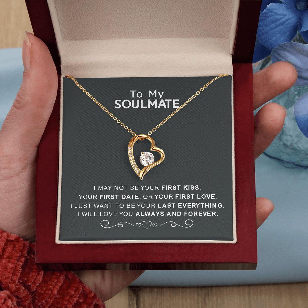 To My Soulmate | I Love You Always And Forever | Forever Love Necklace