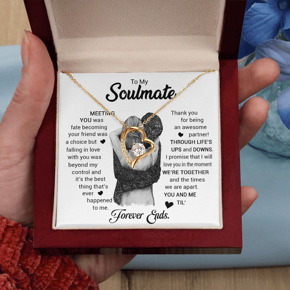 Soulmate The Best Thing That's Ever Happened | Romantic Gift For Your Soulmate | Forever Love Necklace