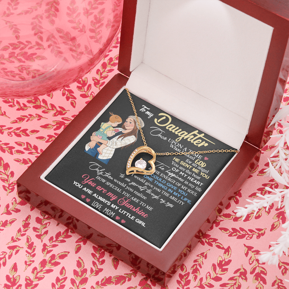 To My Daughter Gift | Once Upon A Time | Forever Love Necklace