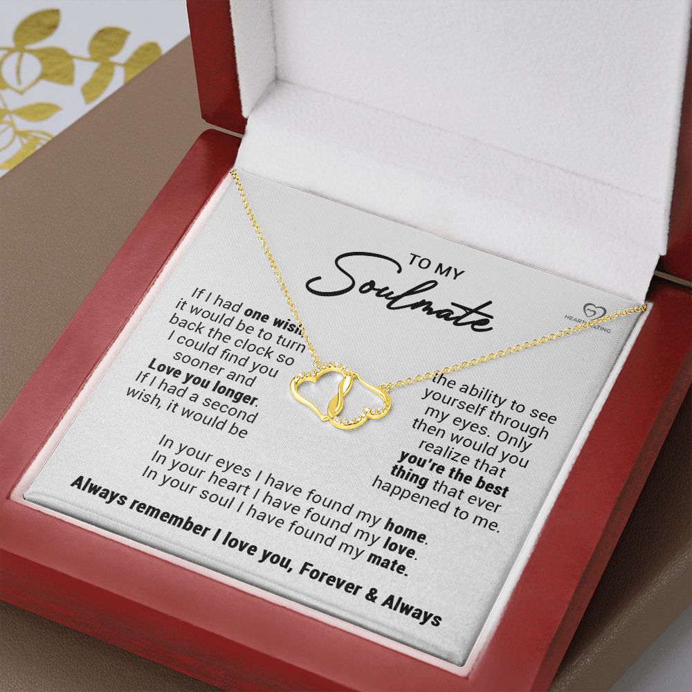 To My Soulmate | In Your Eyes | Everlasting Love Necklace