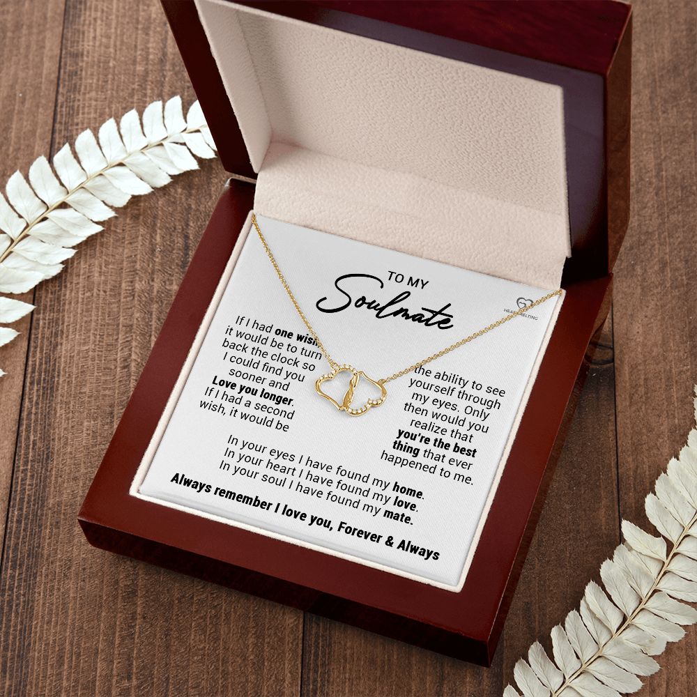 To My Soulmate | In Your Eyes | Everlasting Love Necklace
