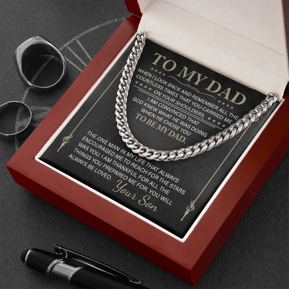 To My Dad | The One Man | Cuban Link Chain