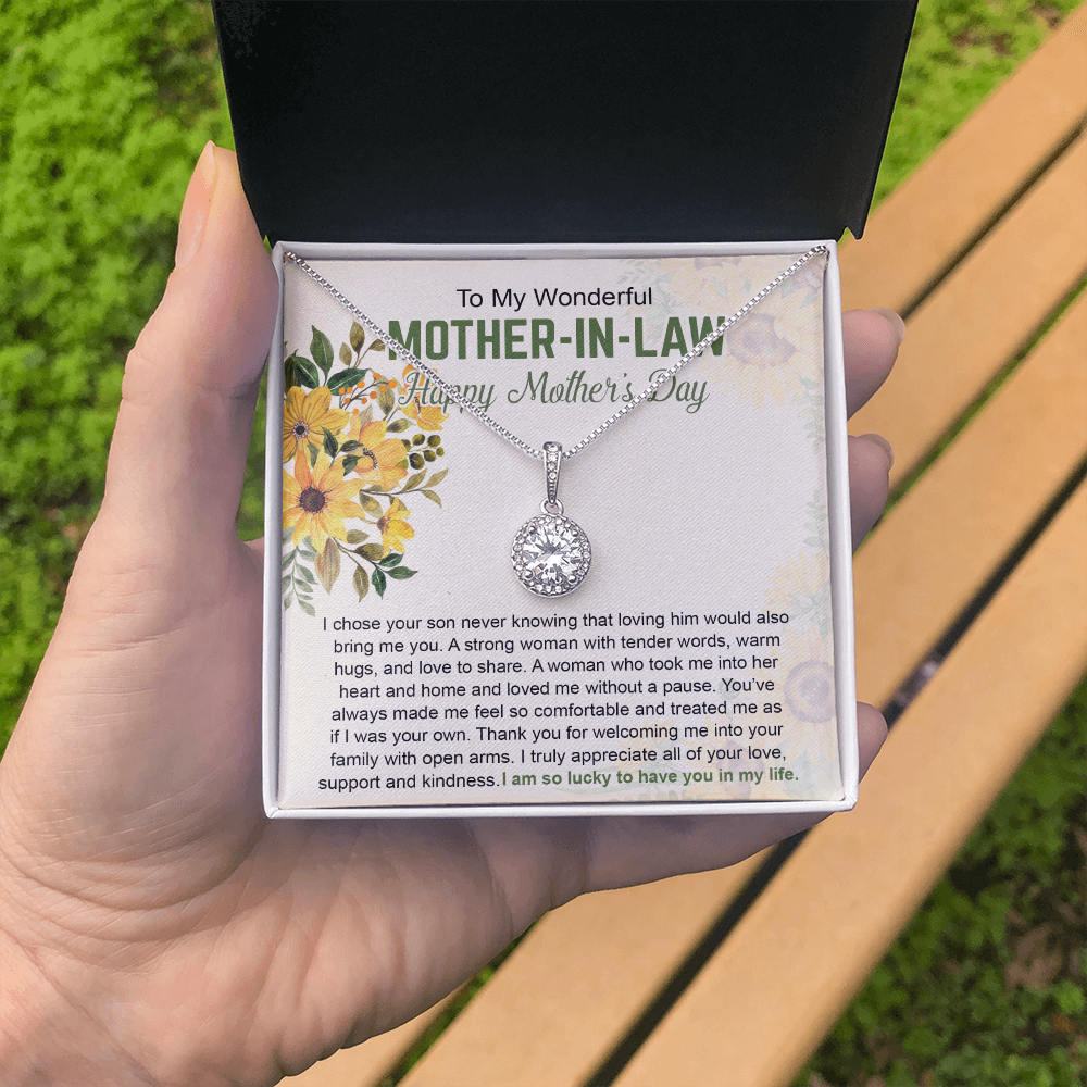 To My Mother In Law | I Am So Lucky | Eternal Hope Necklace