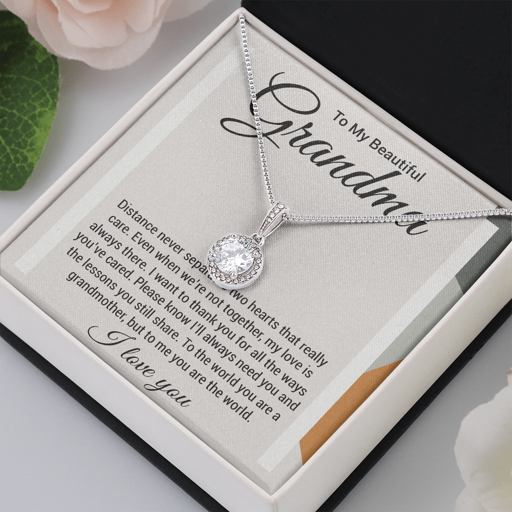 To My Grandma | You Are The World | Eternal Hope Necklace