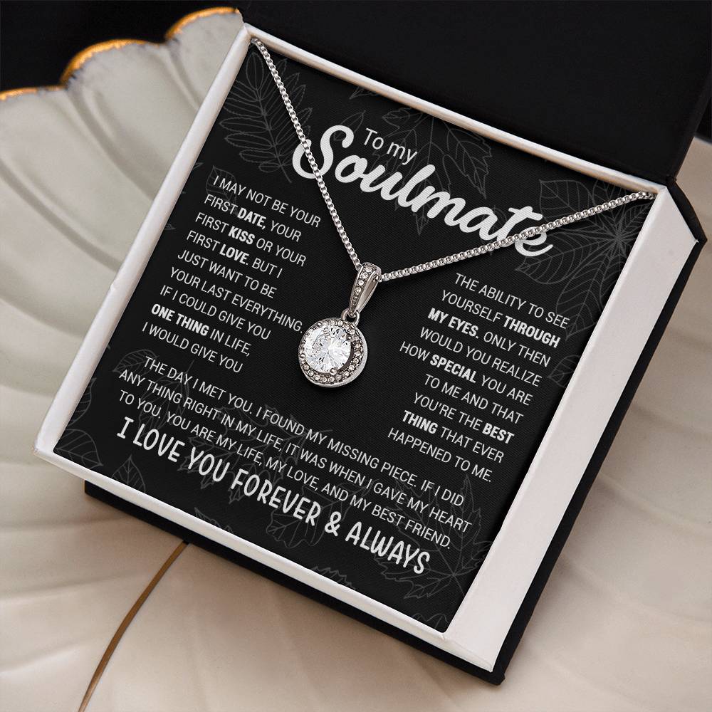 Soulmate The Day I Met You | Anniversary Necklace Gift for Her | Eternal Hope Necklace