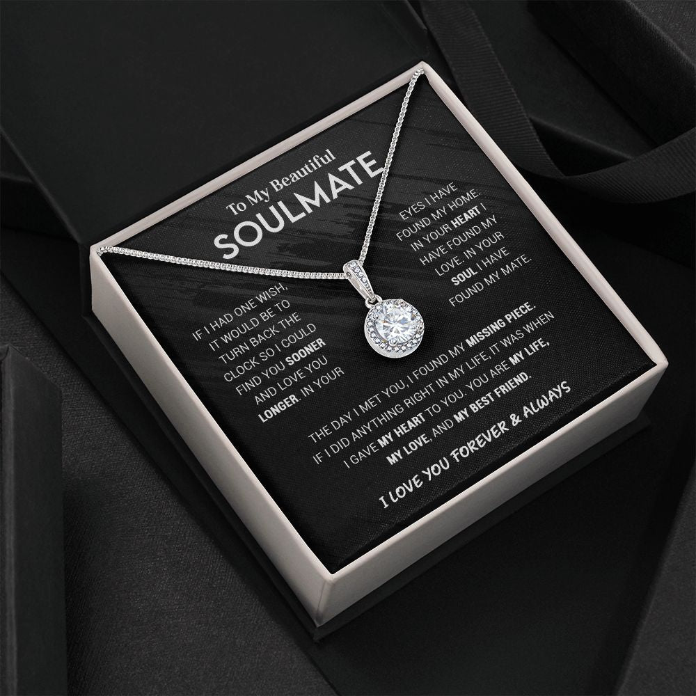 Soulmate I Have Found My Mate | Romantic Gift For Your Soulmate | Eternal Hope Necklace