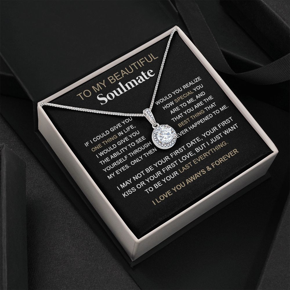 Soulmate You Are The Best Thing | Romantic Gift For Your Soulmate | Eternal Hope Necklace