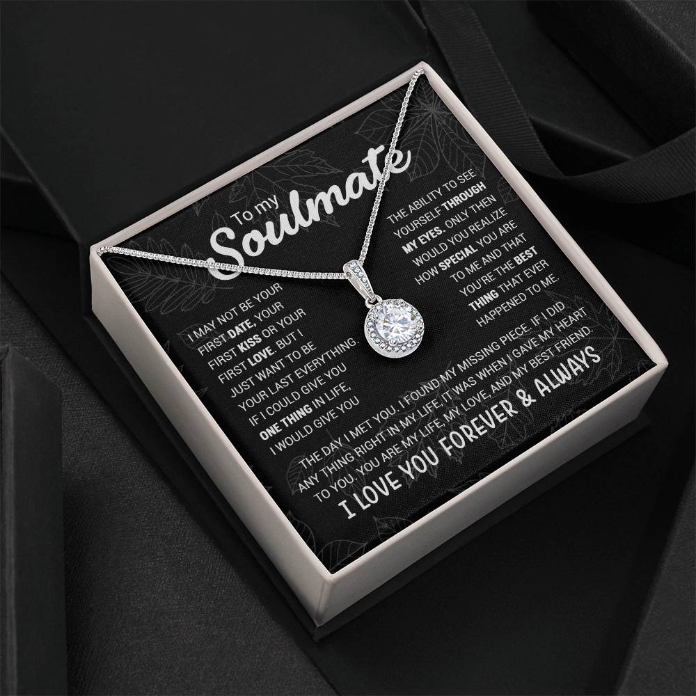 Soulmate The Day I Met You | Anniversary Necklace Gift for Her | Eternal Hope Necklace